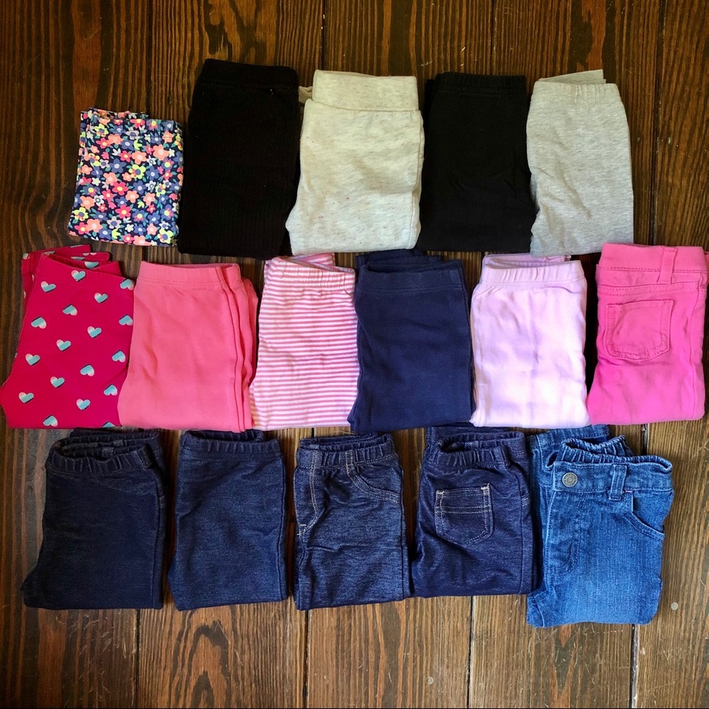 Lot of 9mo Baby Girl Pants